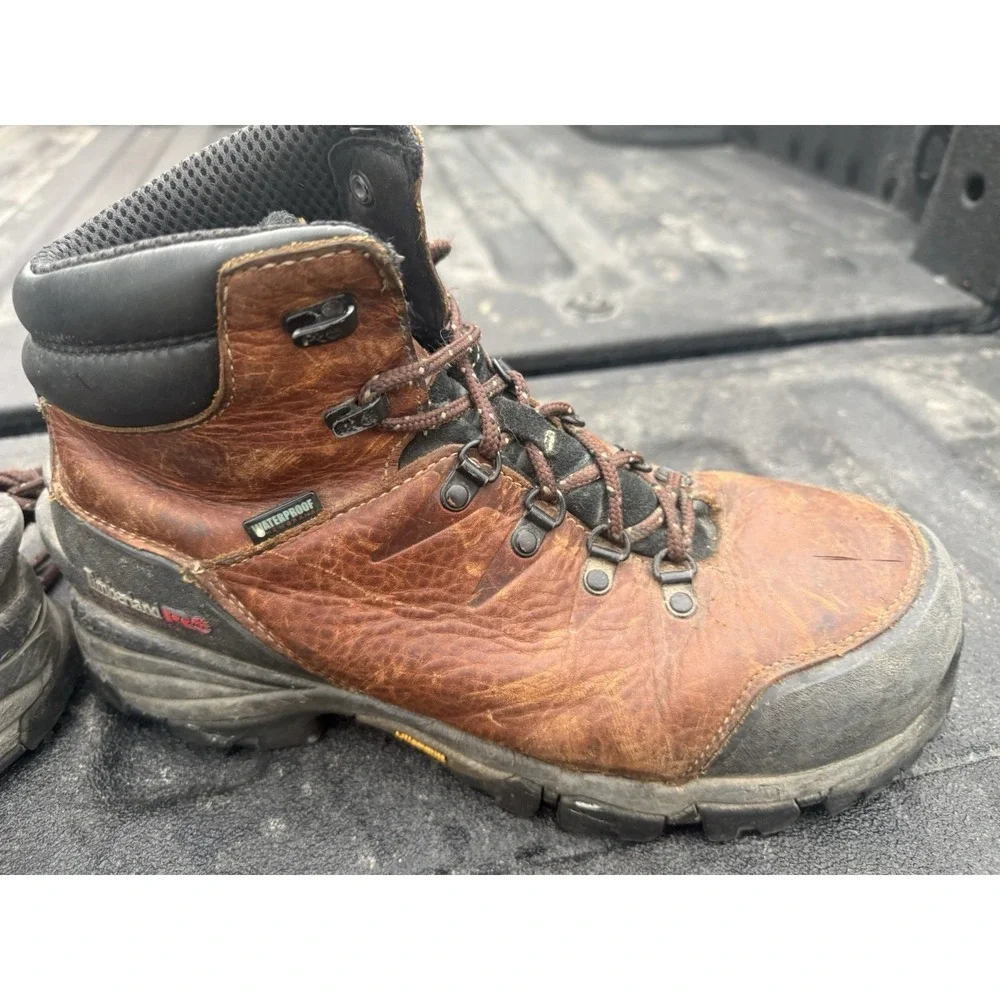 Timberland PRO Waterproof Work Boots 10.5M Brown Vibram Hiking